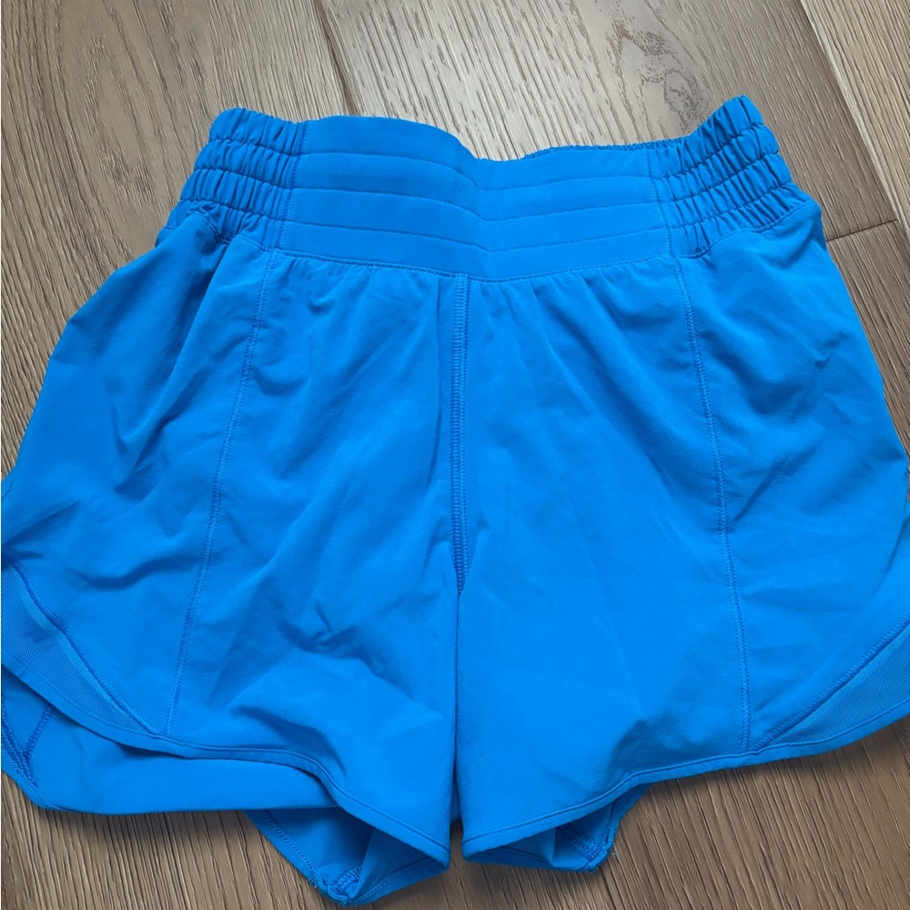 Lululemon Athletica Blue Athletic Shorts Elastic Waist